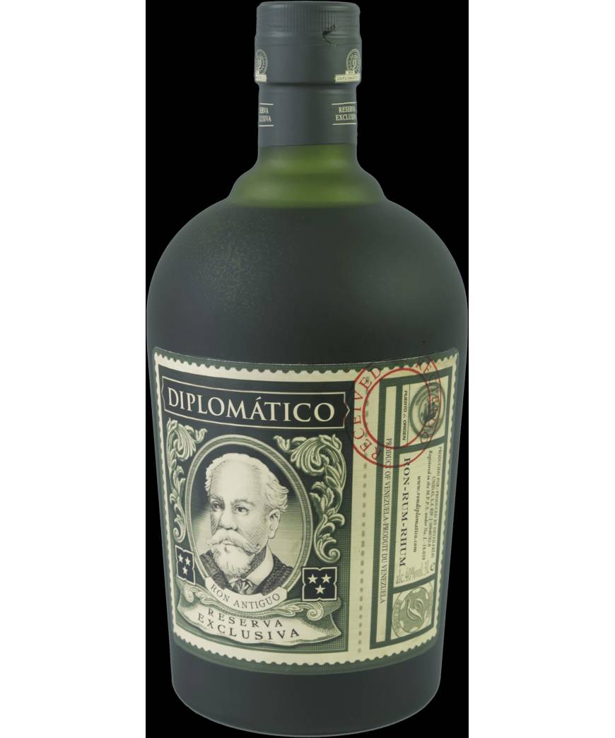 Rhum de Tradition Espagnole (Ron)-DIPLOMATICO - Réserva Exclusiva - 40% -  Clos des Millésimes : Achat vins, Caviste en ligne, vieux millésimes