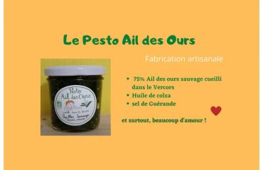 Zoom sur le produit du moment… Pesto Ail des Ours